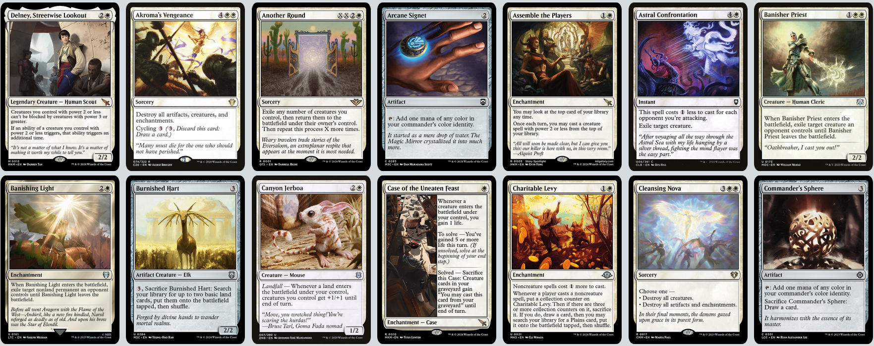 MTG Magic the Gathering Commander Deck - Delney Streetwise Lookout (White Weenie)