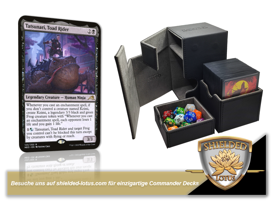MTG Magic 100-Karten Commander Deck -  Tatsunari, Toad Rider (Frogs)