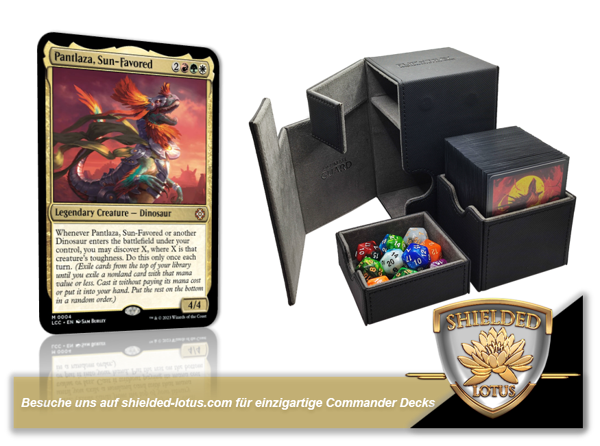 MTG Magic the Gathering Commander Deck - Pantlaza, Sun-Favored (Dinosaurier, Discover)