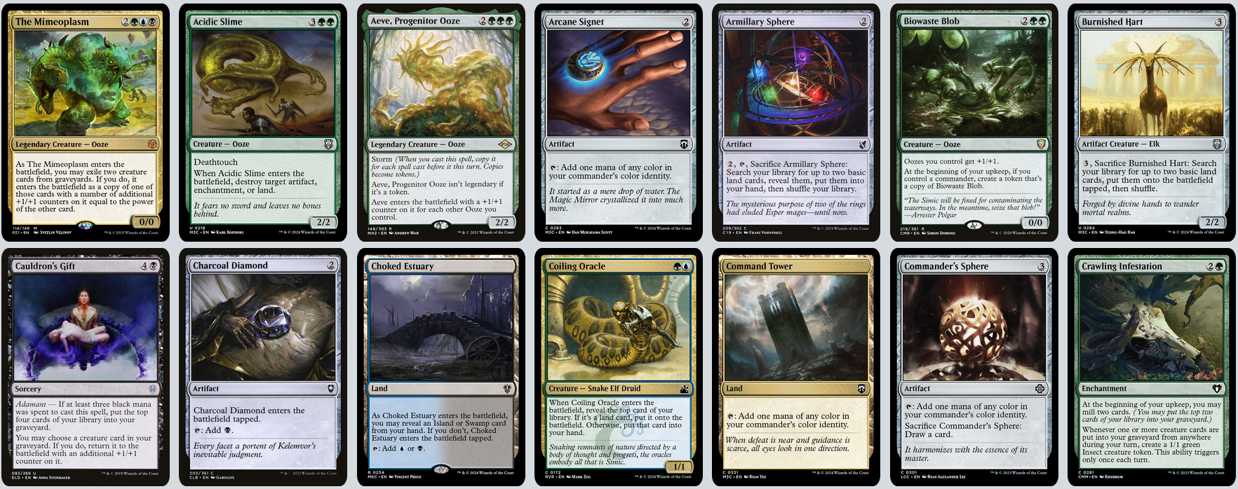 MTG Magic 100-Karten Commander Deck - The Mimeoplasm (Mill, Oozes)
