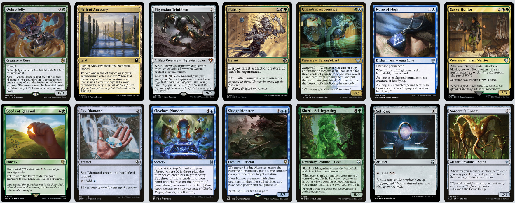 MTG Magic 100-Karten Commander Deck - The Mimeoplasm (Mill, Oozes)