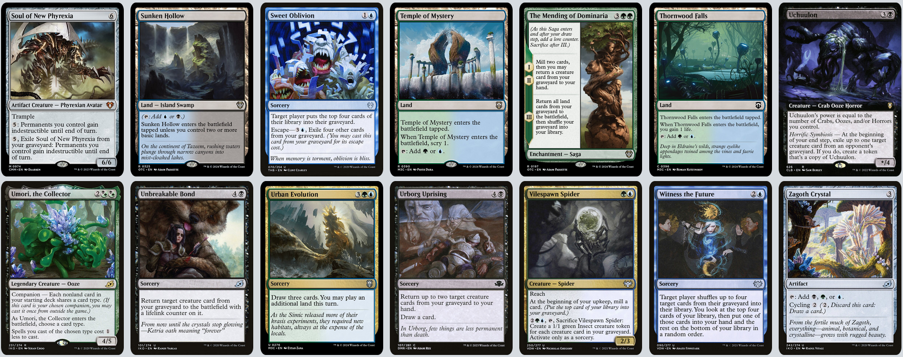 MTG Magic 100-Karten Commander Deck - The Mimeoplasm (Mill, Oozes)