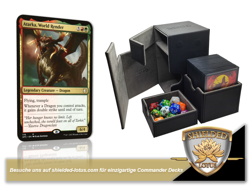 MTG Magic the Gathering Commander Deck - Atarka, World Render (Dragons)