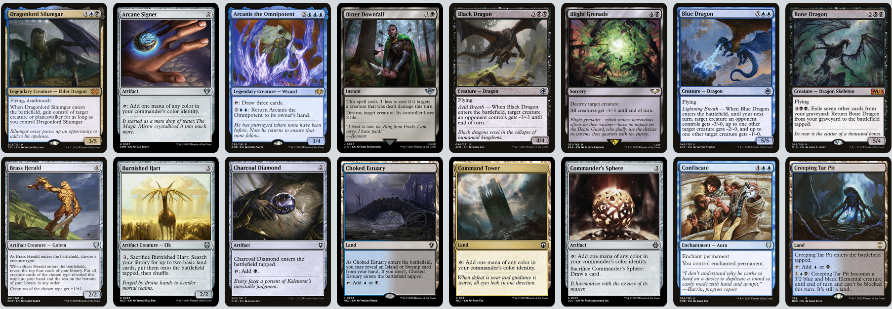 MTG Magic 100-Karten Commander Deck - Dragonlord Silumgar (Dragons Control)