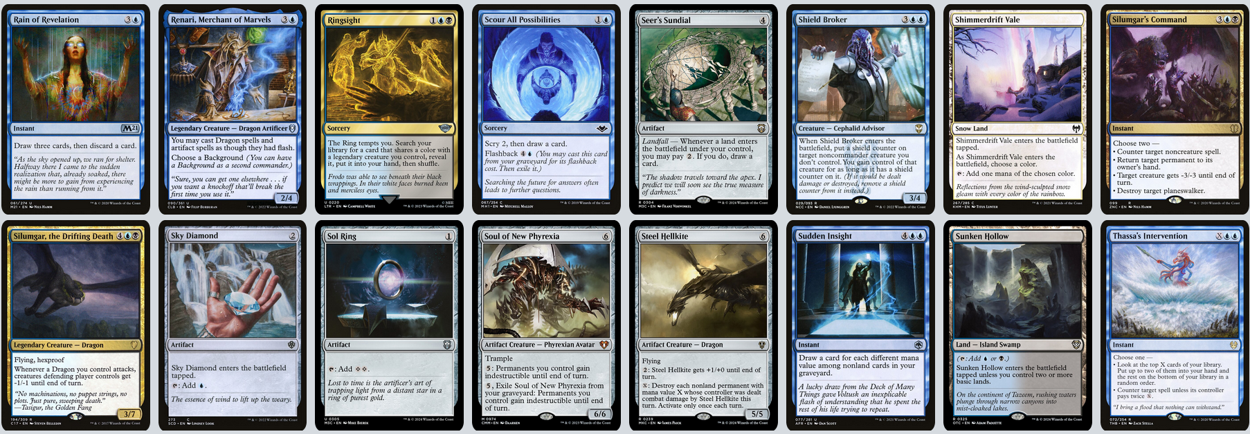 MTG Magic 100-Karten Commander Deck - Dragonlord Silumgar (Dragons Control)