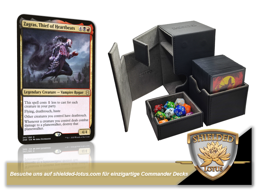 MTG Magic the Gathering Commander Deck - Zagras, Thief of Heartbeats (Vampires Deathtouch)
