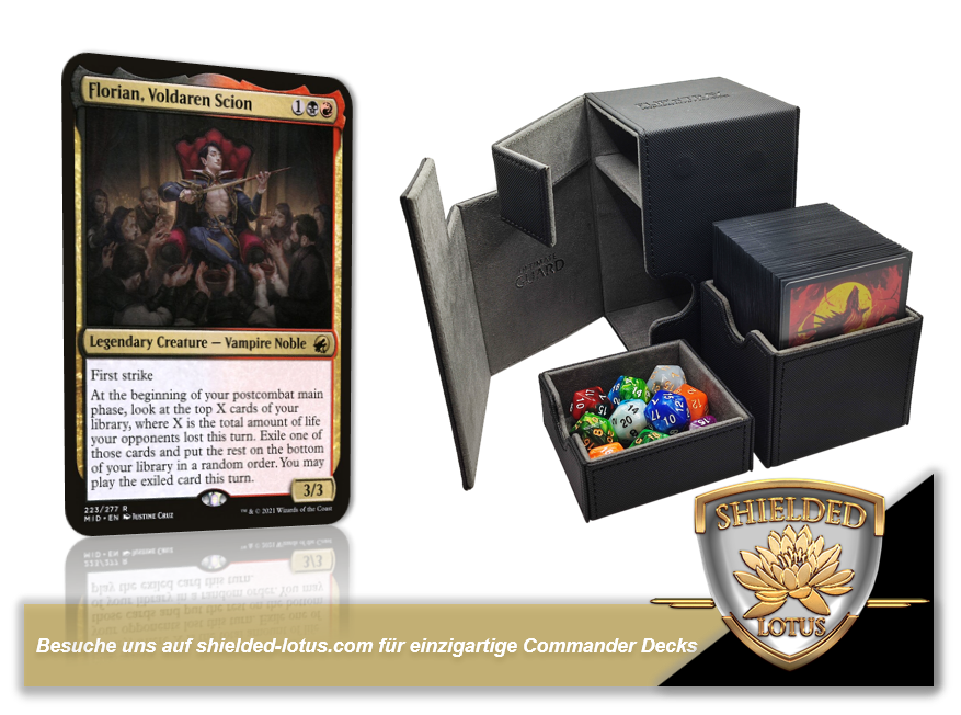 MTG Magic 100-Karten Commander Deck - Florian, Voldaren Scion (Vampirblut)