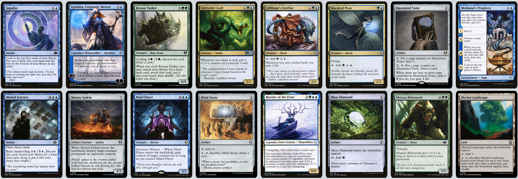 MTG Magic 100-Karten Commander Deck - Kruphix, God of Horizons (Big Mana)