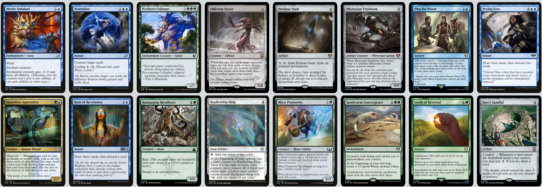 MTG Magic 100-Karten Commander Deck - Kruphix, God of Horizons (Big Mana)