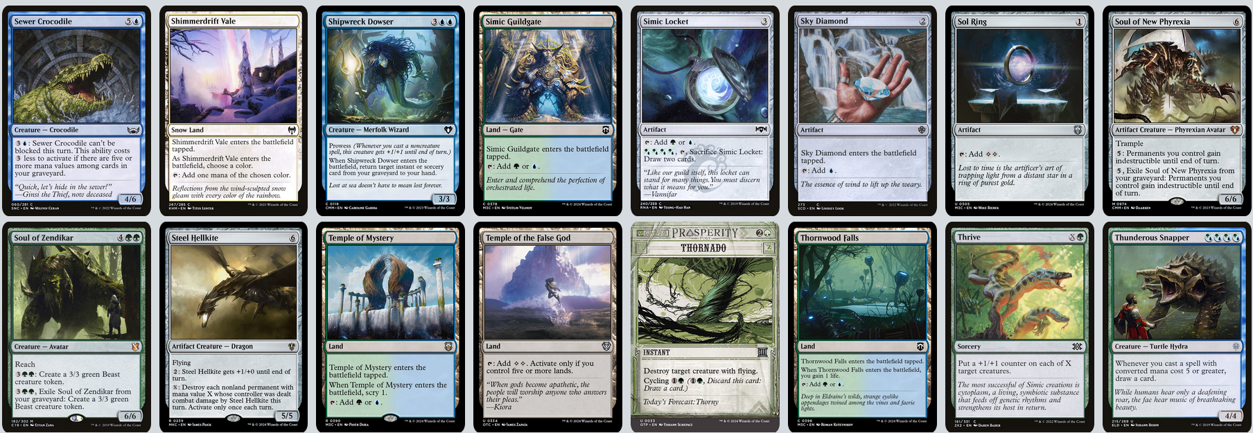 MTG Magic 100-Karten Commander Deck - Kruphix, God of Horizons (Big Mana)