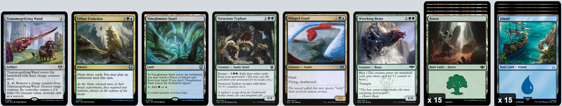 MTG Magic 100-Karten Commander Deck - Kruphix, God of Horizons (Big Mana)