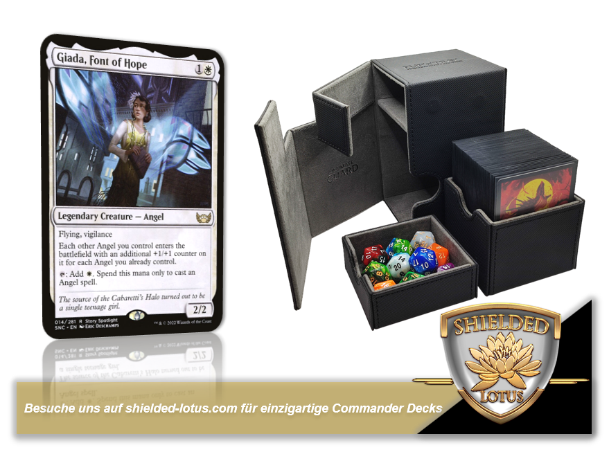 MTG Magic 100-Karten Commander Deck - Giada, Font of Hope (Angel, Enge Shielded Lotus MTG Magic 100-Karten Commander Deck - Giada, Font of Hope (Angel, Enge Shielded Lotus