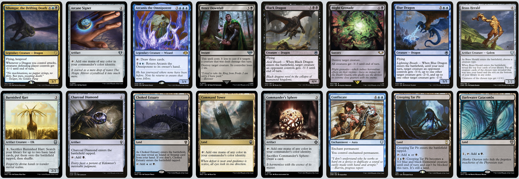 MTG Magic 100-Karten Commander Deck - Silumgar, the Drifting Death (Drache, Kontrolle)