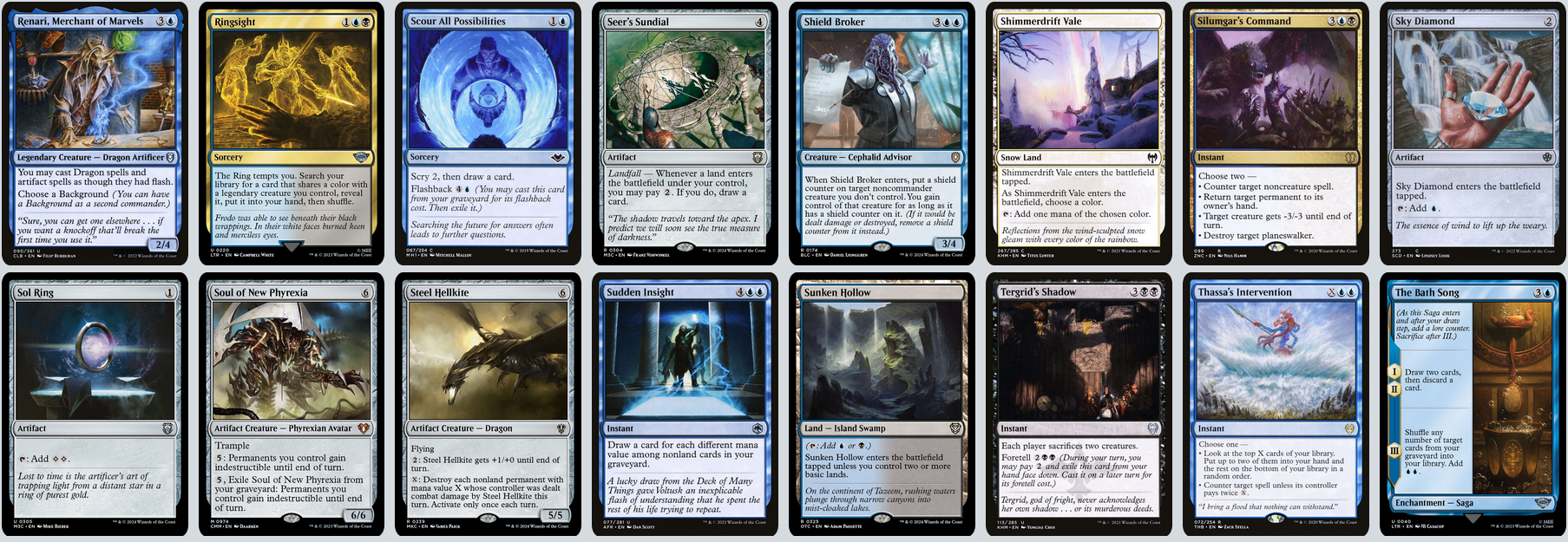 MTG Magic 100-Karten Commander Deck - Silumgar, the Drifting Death (Drache, Kontrolle)