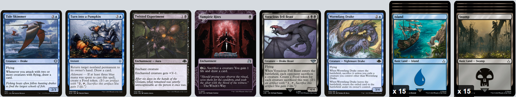 MTG Magic 100-Karten Commander Deck - Silumgar, the Drifting Death (Drache, Kontrolle)