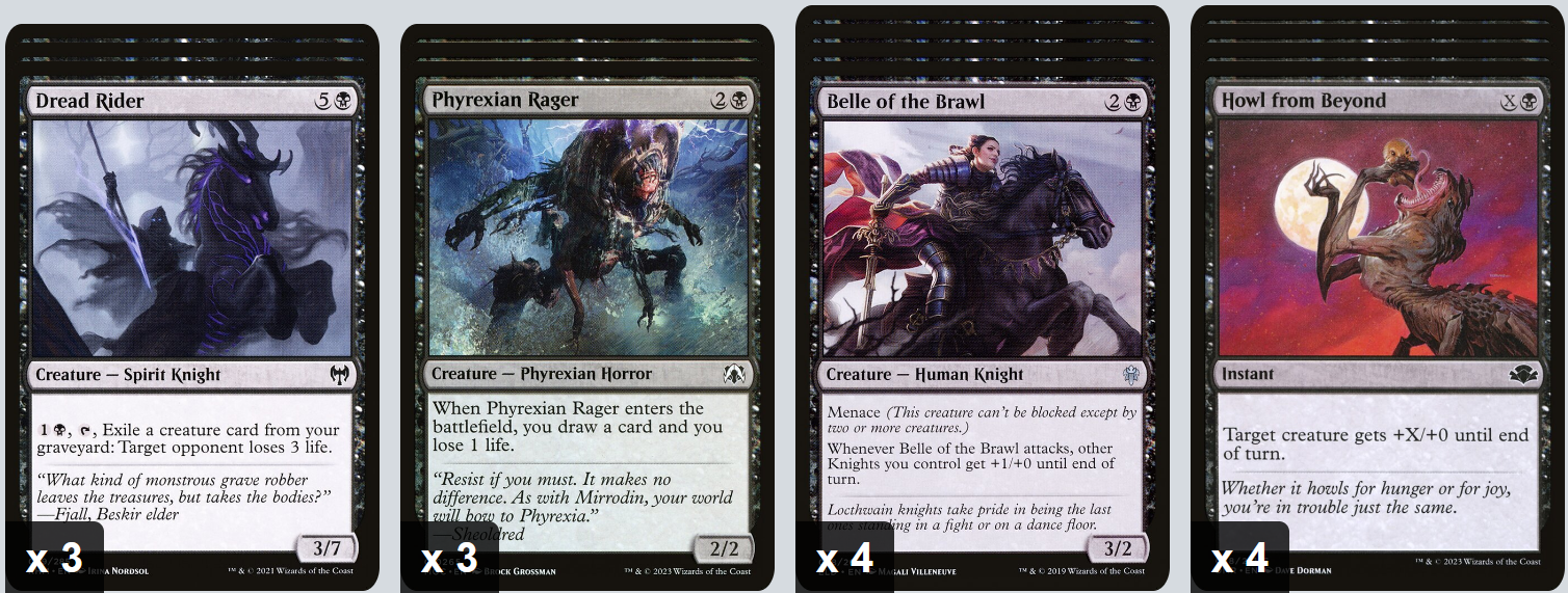 MTG Magic the Gathering 60 Karten Deck - Forsworn Paladin (Black Knights)
