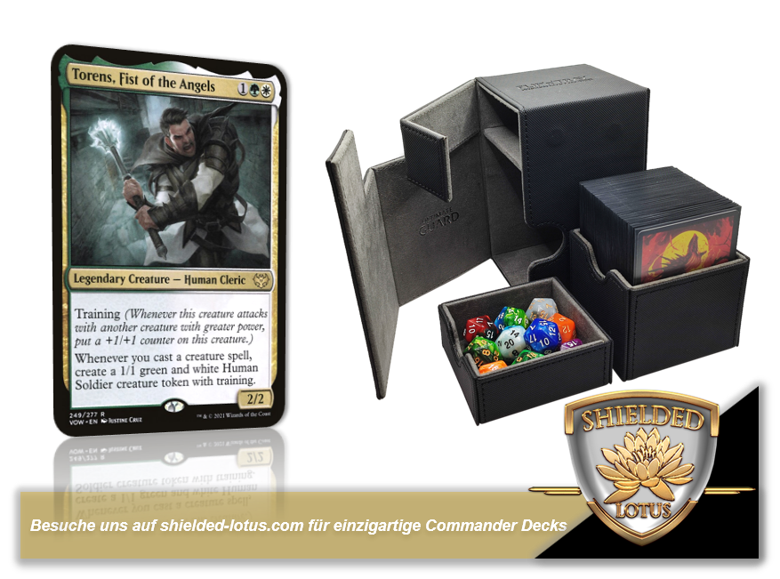 MTG Magic 100-Karten Commander Deck - Torens, Fist of the Angels (Human, Training)
