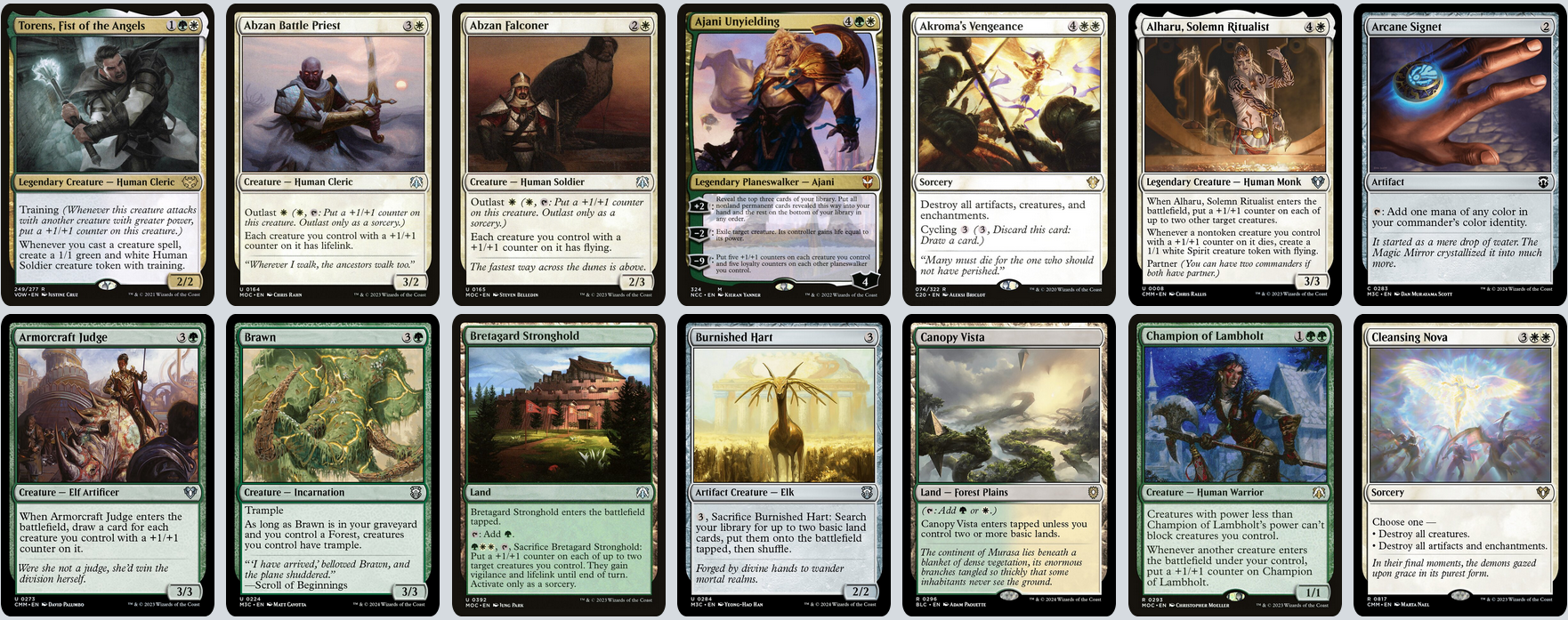 MTG Magic 100-Karten Commander Deck - Torens, Fist of the Angels (Human, Training)