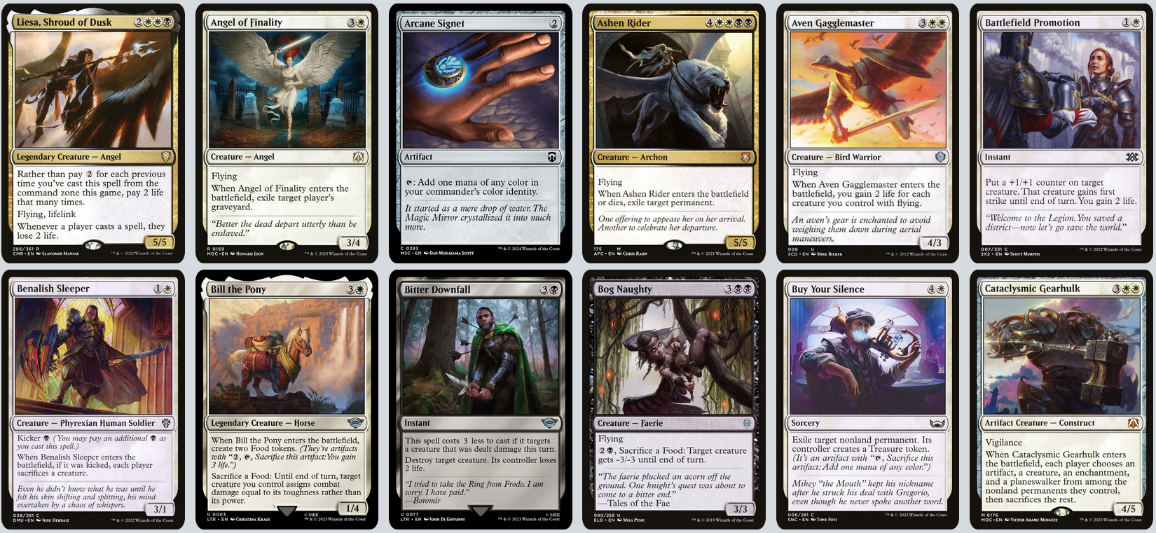 MTG Magic the Gathering Commander Deck - Liesa, Shroud of Dusk (Lifegain, Lifedrain)