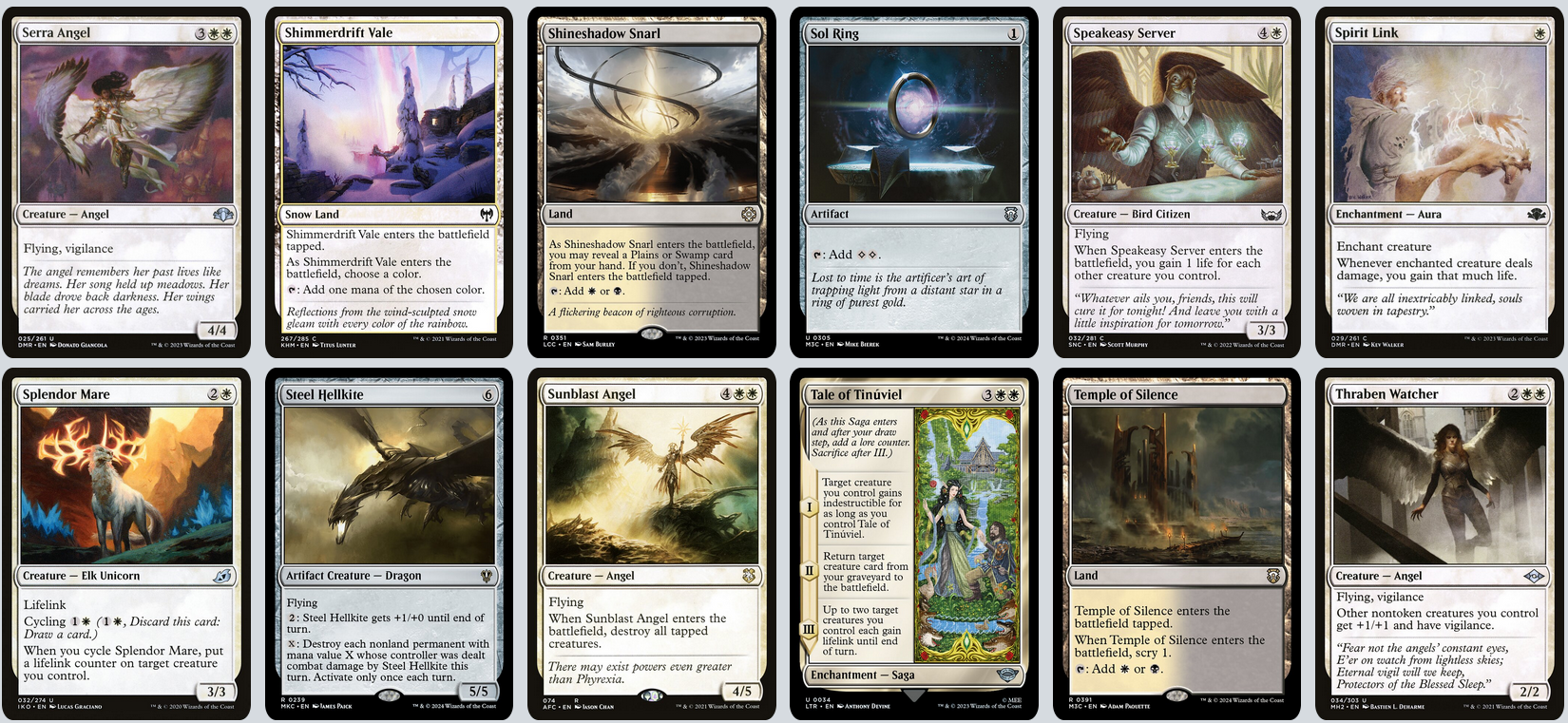 mtg liesa shroud of dusk commander deck EDH Deck Liesa, 100 Magic Cards Custom Deck Life Gain Angel Orzhov Legendary Creature Angel Challenge Deck Mtg Liesa, Shroud