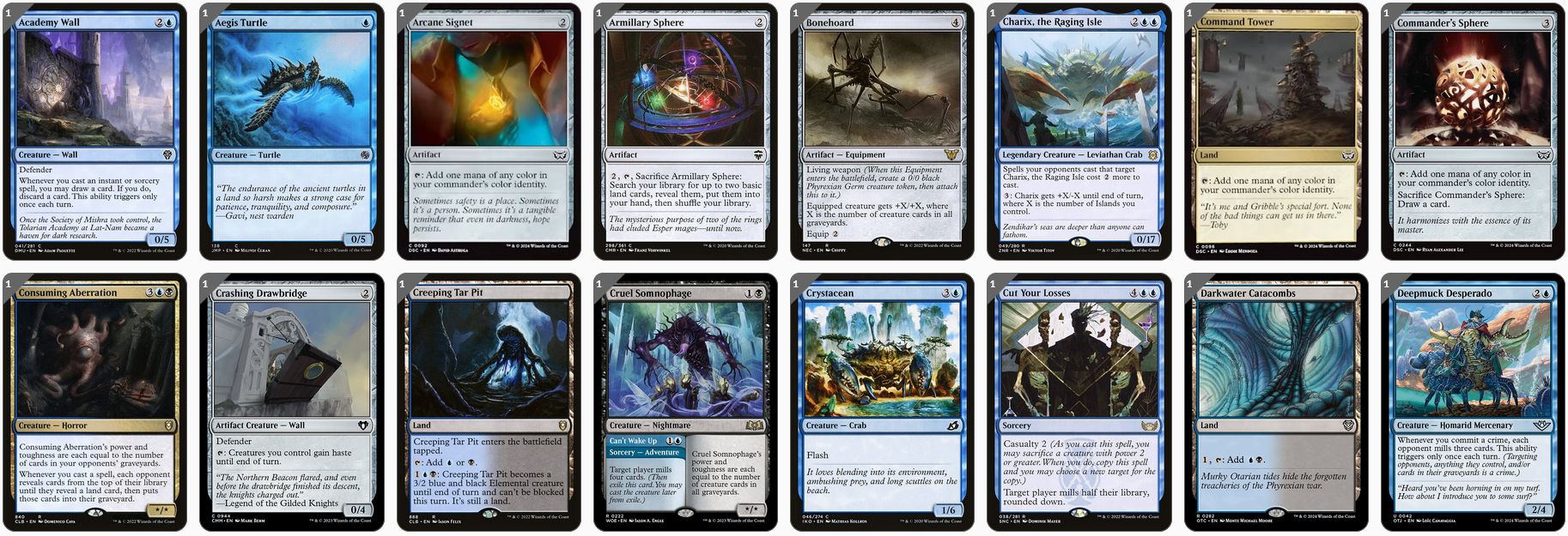 MTG Magic 100-Karten Commander Deck - Phenax, God of Deception (Mill, Friedhof)
