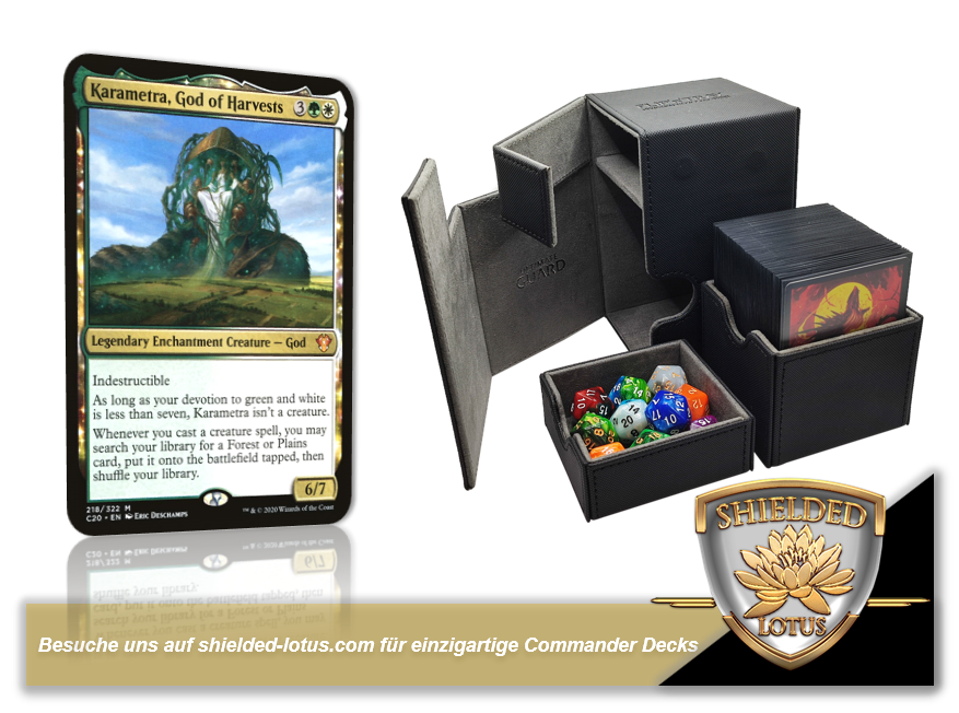 MTG Magic 100-Karten Commander Deck - Karametra, God of Harvests (Ramp)