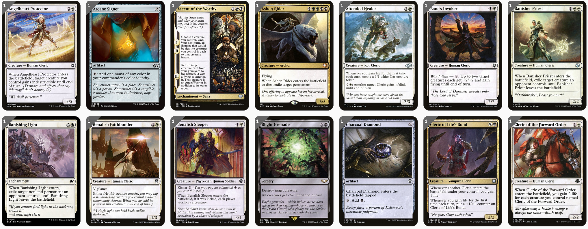 MTG Magic Commander Deck - Orah, Skyclave Hierophant (Clerics)