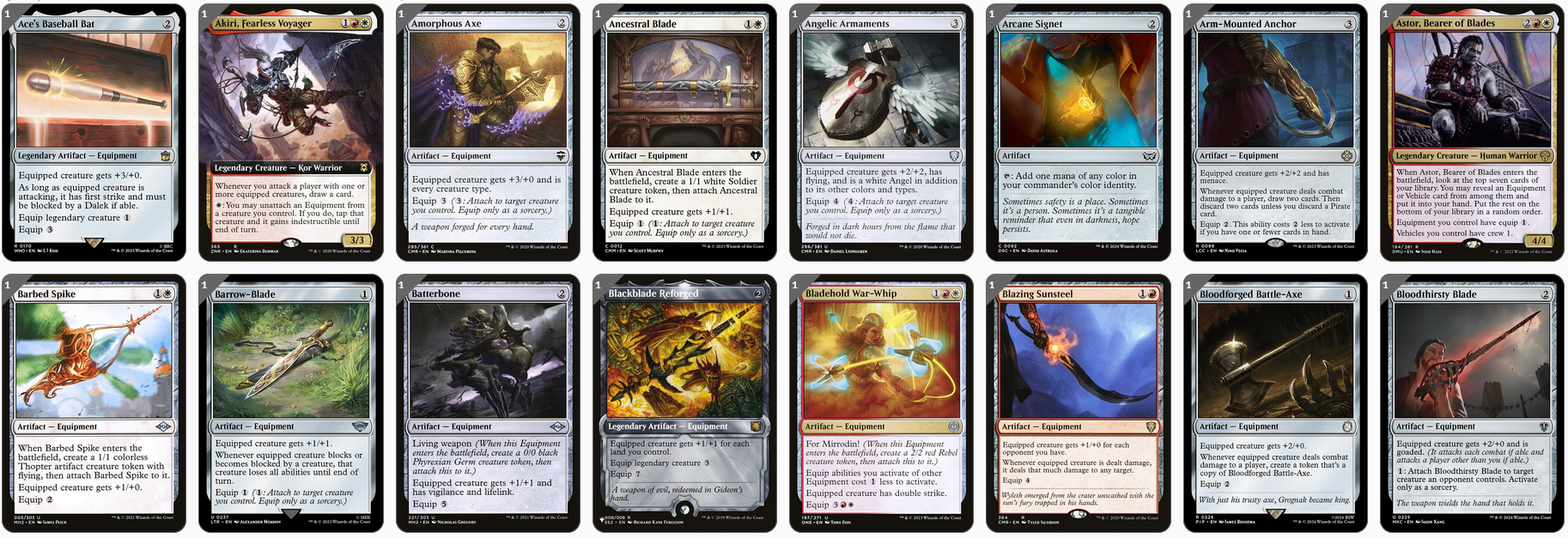 MTG Magic 100-Karten Commander Deck - Koll, the Forgemaster (Ausrüstung, Equipment)