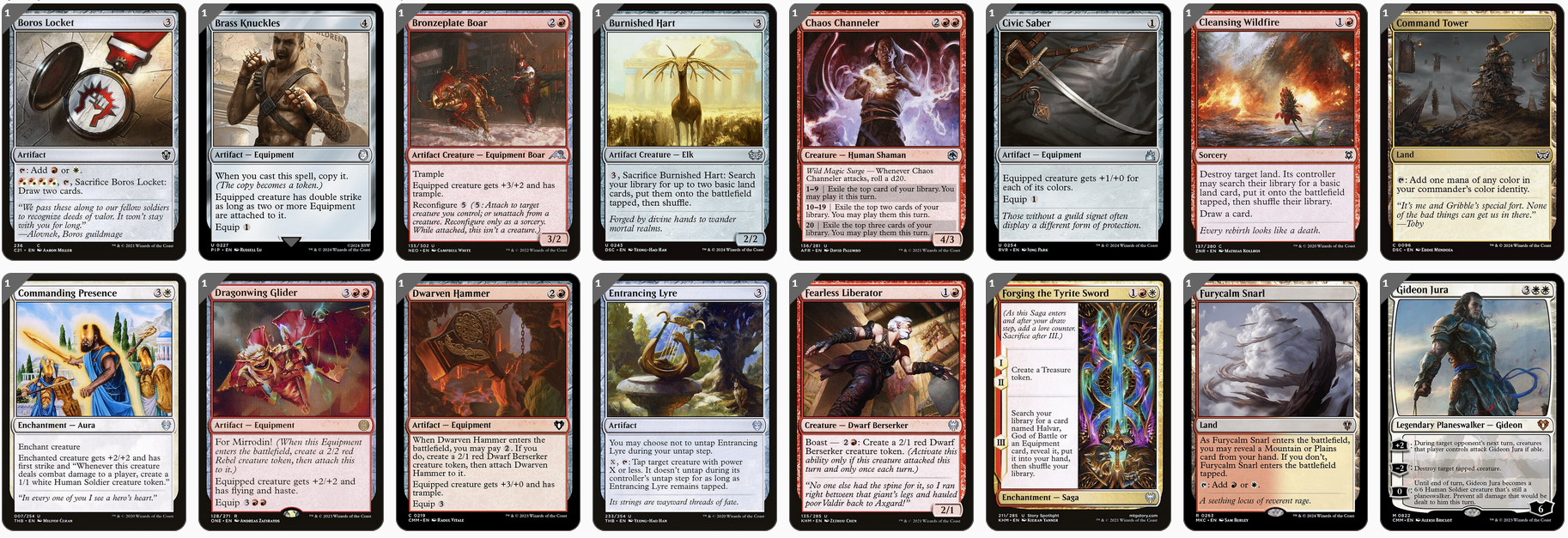 MTG Magic 100-Karten Commander Deck - Koll, the Forgemaster (Ausrüstung, Equipment)