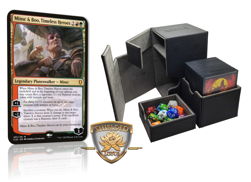 MTG Magic 100-Karten Commander Deck - Minsc & Boo, Timeless Heroes (Hamster Carnage)