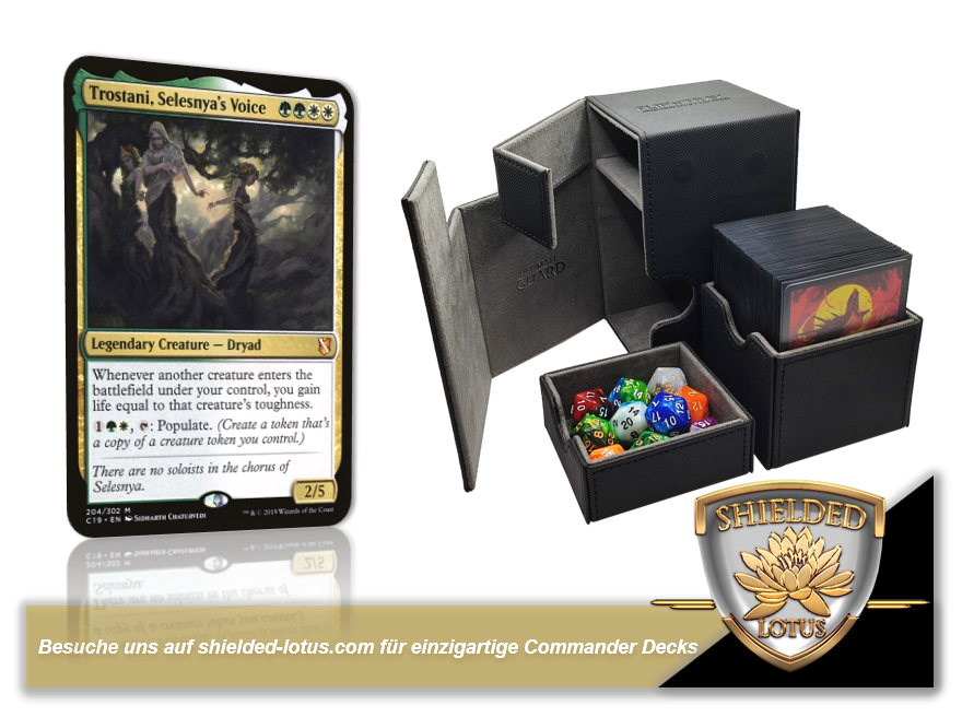 MTG Magic 100-Karten Commander Deck - Trostani, Selesnya's Voice (Lifegain, Tokens)