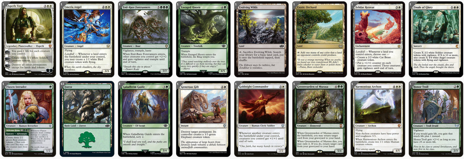 MTG Magic 100-Karten Commander Deck - Trostani, Selesnya's Voice (Lifegain, Tokens)
