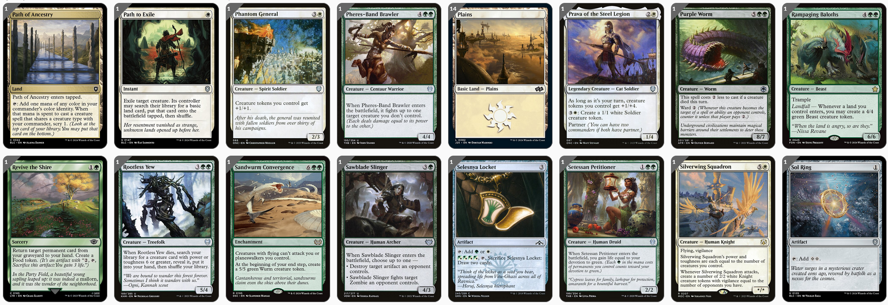 MTG Magic 100-Karten Commander Deck - Trostani, Selesnya's Voice (Lifegain, Tokens)
