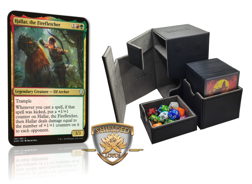 MTG Magic 100-Karten Commander Deck - Hallar, the Firefletcher (Gruul Face Damage)
