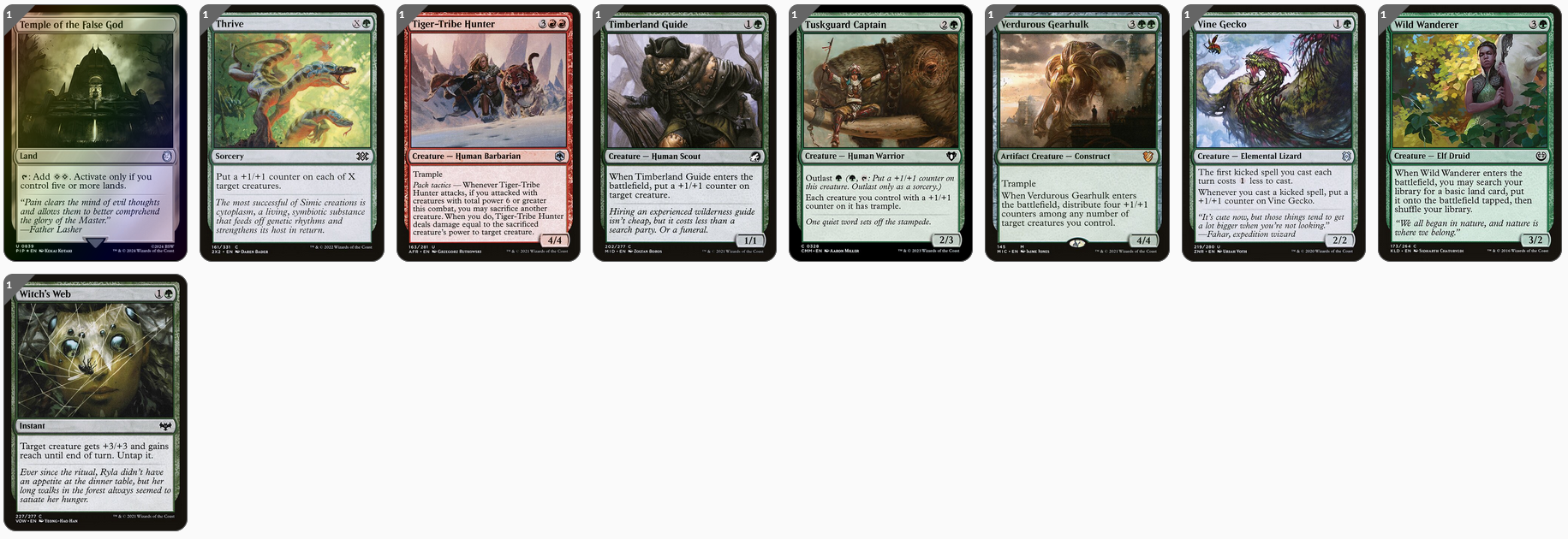 MTG Magic 100-Karten Commander Deck - Hallar, the Firefletcher (Gruul Face Damage)