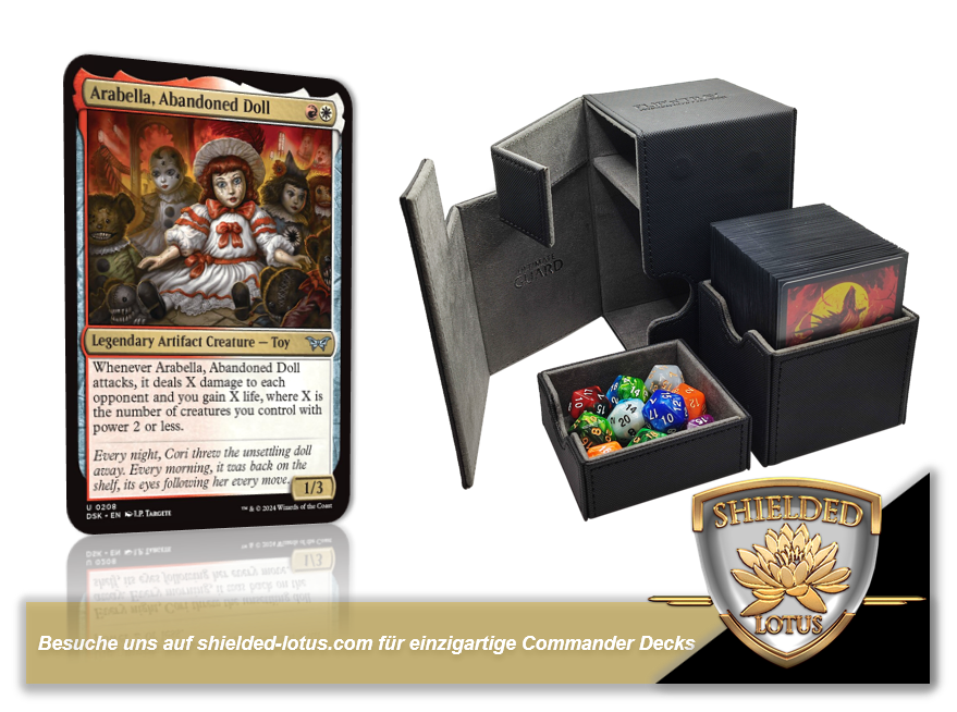 MTG Magic the Gathering Commander Deck - Arabella, Abandoned Doll (Tiny Tokens)