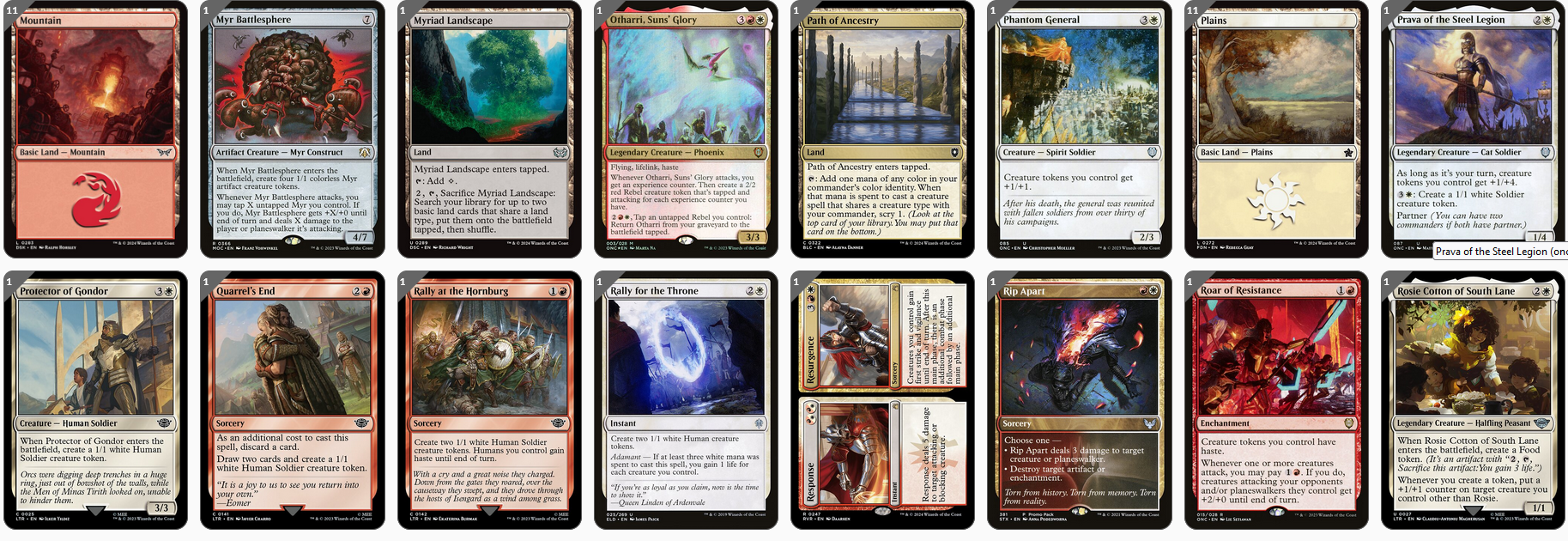 MTG Magic the Gathering Commander Deck - Arabella, Abandoned Doll (Tiny Tokens)