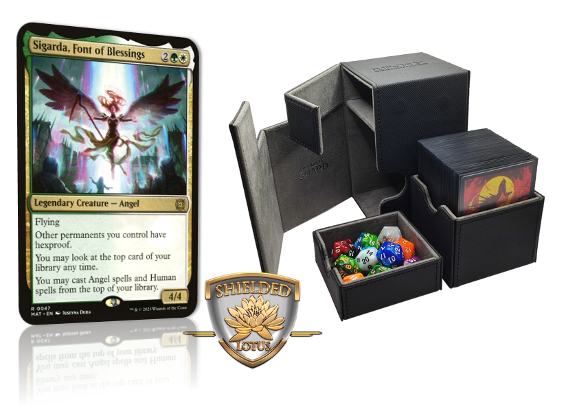 MTG Magic the Gathering Commander Deck - Sigarda, Font of Blessings (Full Protection)