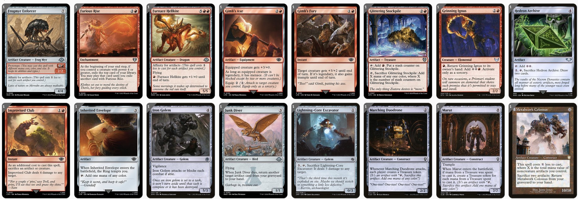MTG Magic Commander Deck - Bosh, Iron Golem (Artifact Master)