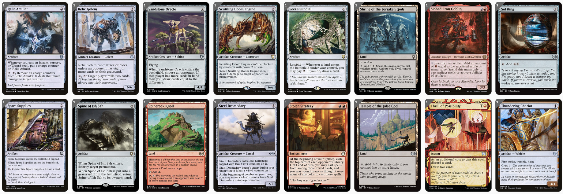 MTG Magic Commander Deck - Bosh, Iron Golem (Artifact Master)