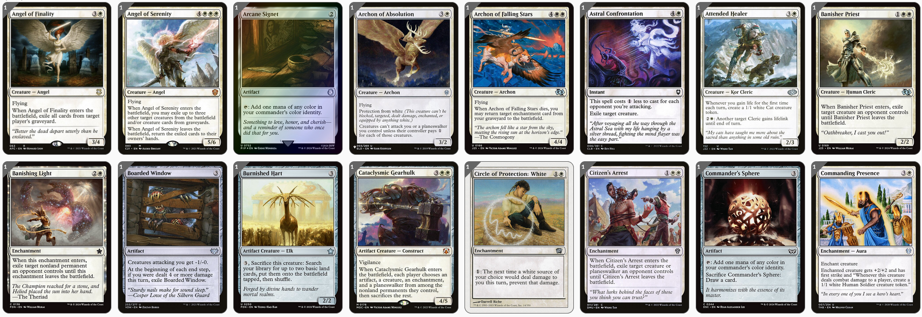 MTG Magic the Gathering Commander Deck - Eight-and-a-Half-Tails (Mono White)