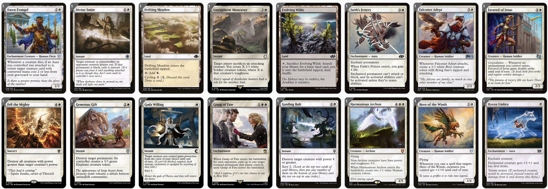MTG Magic the Gathering Commander Deck - Eight-and-a-Half-Tails (Mono White)