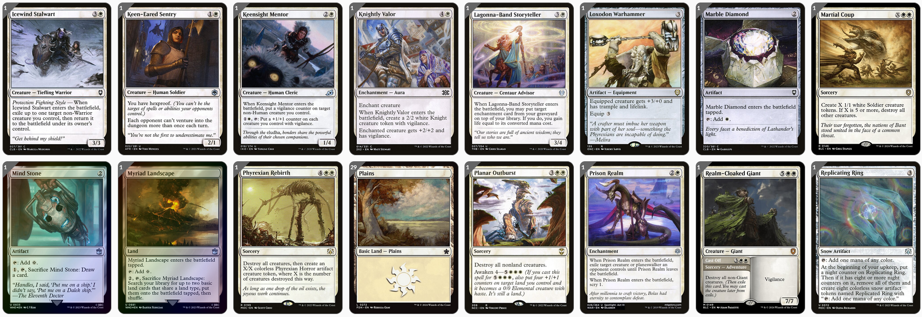 MTG Magic the Gathering Commander Deck - Eight-and-a-Half-Tails (Mono White)