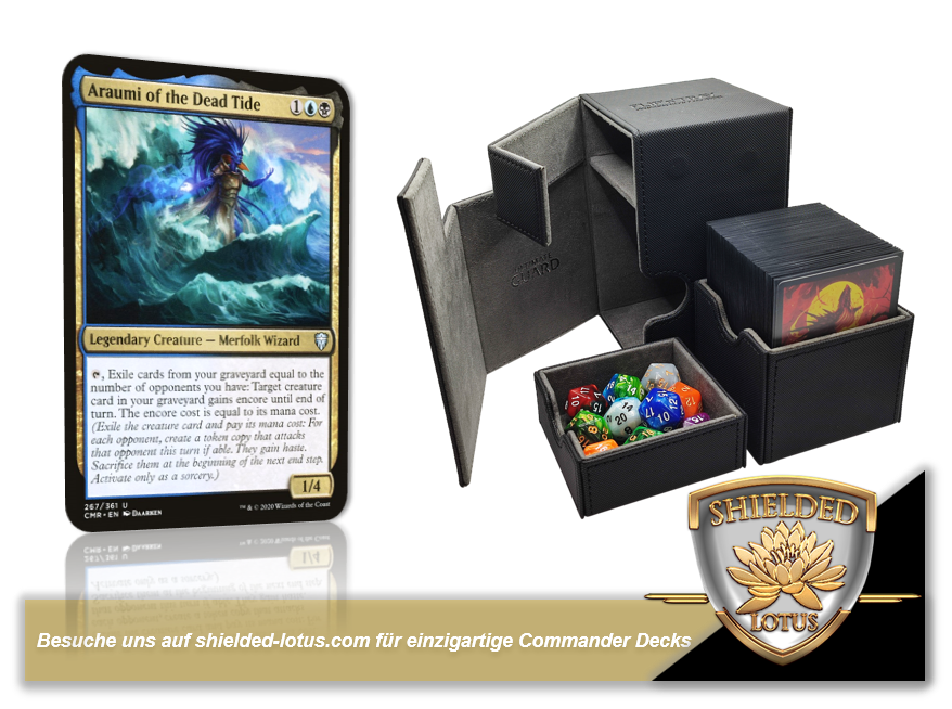 MTG Magic the Gathering Commander Deck -  Araumi of the Dead Tide (Dimir Encore)