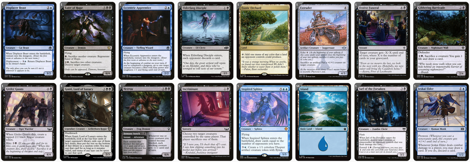 MTG Magic the Gathering Commander Deck -  Araumi of the Dead Tide (Dimir Encore)