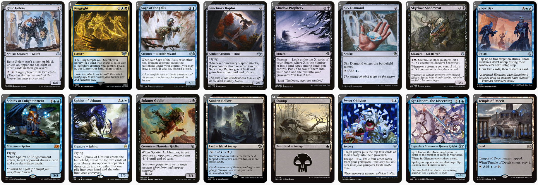 MTG Magic the Gathering Commander Deck -  Araumi of the Dead Tide (Dimir Encore)