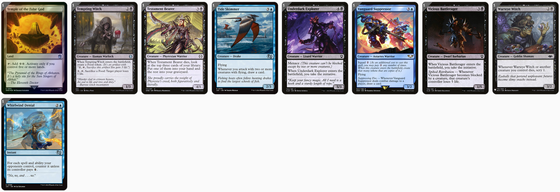MTG Magic the Gathering Commander Deck -  Araumi of the Dead Tide (Dimir Encore)