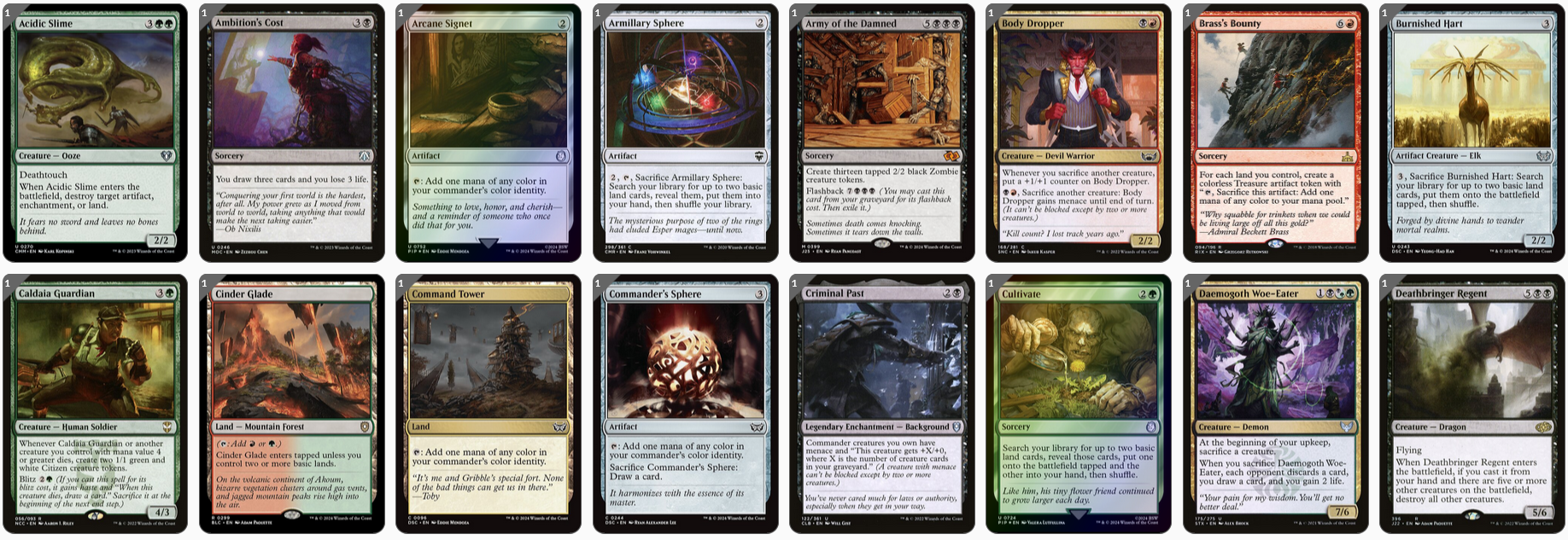 MTG Magic the Gathering Commander Deck - Korvold, Fae-Cursed King (Sacrifice)