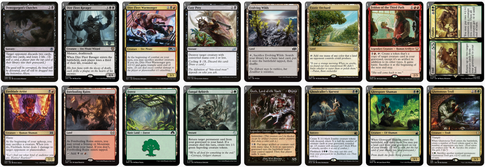MTG Magic the Gathering Commander Deck - Korvold, Fae-Cursed King (Sacrifice)