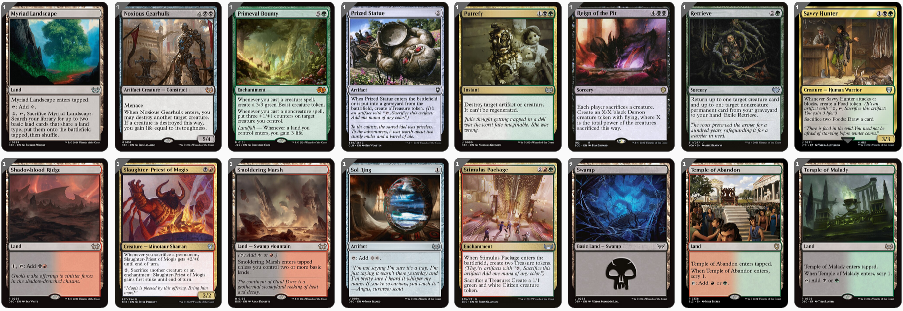 MTG Magic the Gathering Commander Deck - Korvold, Fae-Cursed King (Sacrifice)